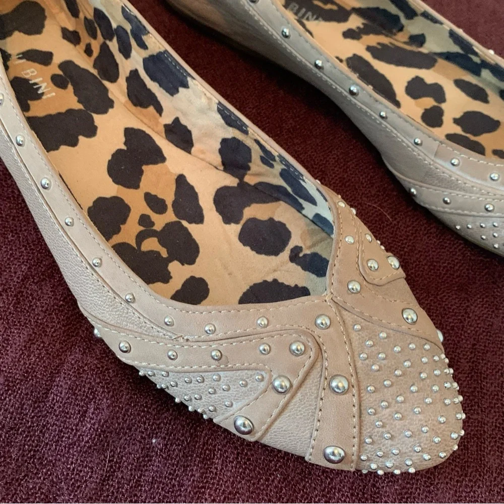 Gianni Bini Studded Ballet Flats - Picture 4 of 10